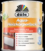 Купить Отзывы о Dufa Dufa Aqua-Heizkorperlack Эмаль для отоп. приборов глянцевая акриловая 0,75л с доставкой
